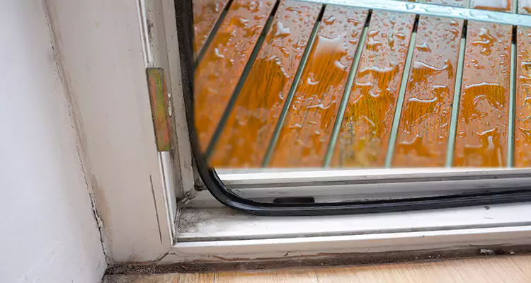 Water Leaking Wooden Patio Doors Repair in Deltona, FL